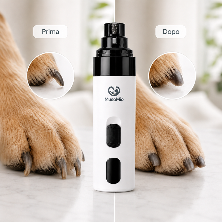Tosaunghie elettrico LimaZampa con mola diamantata integrata e cavo USB-C